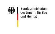 Schrift Bundesministerium des Inneren, für Bau und Heimat und Bundesadler