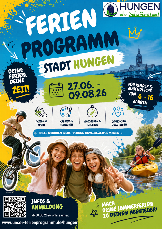 Flyer Ferienprogramm 2026 - 1 Flyer Ferienprogramm 2026 - 1