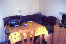 Esstisch mit Eckbank, Ferienwohnung Ries