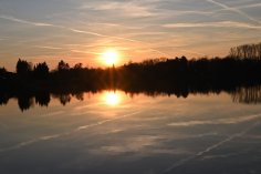 Inheiden See Sonnenuntergang